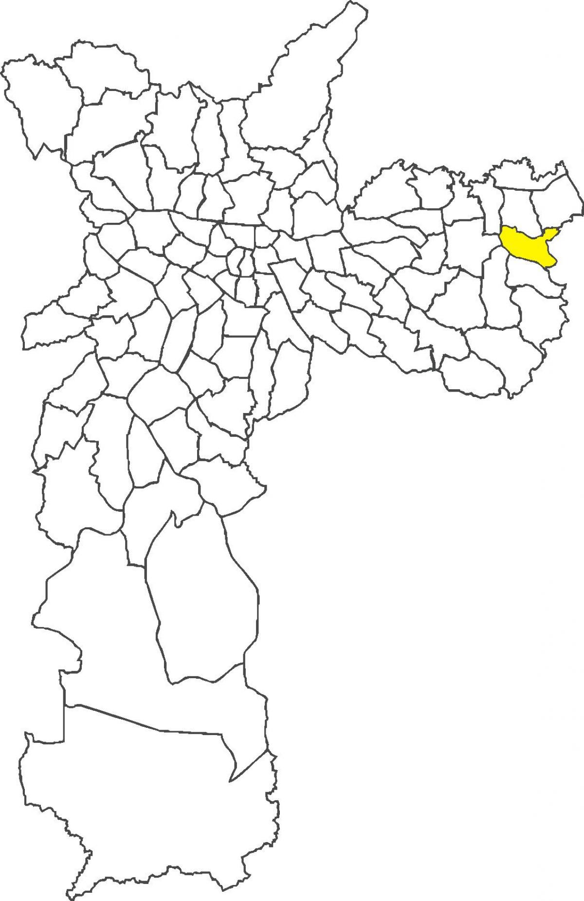 Mapa de Lajeado districte