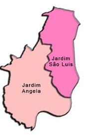 Mapa de M'Boi Mirim sots-prefectura