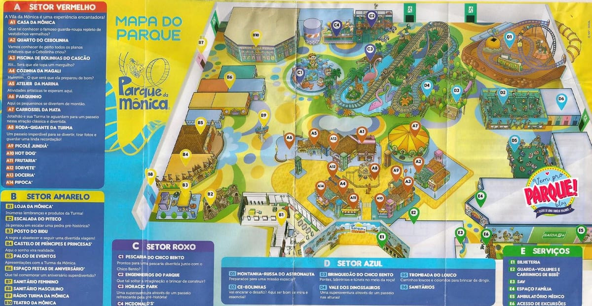 Mapa de Mònica parc