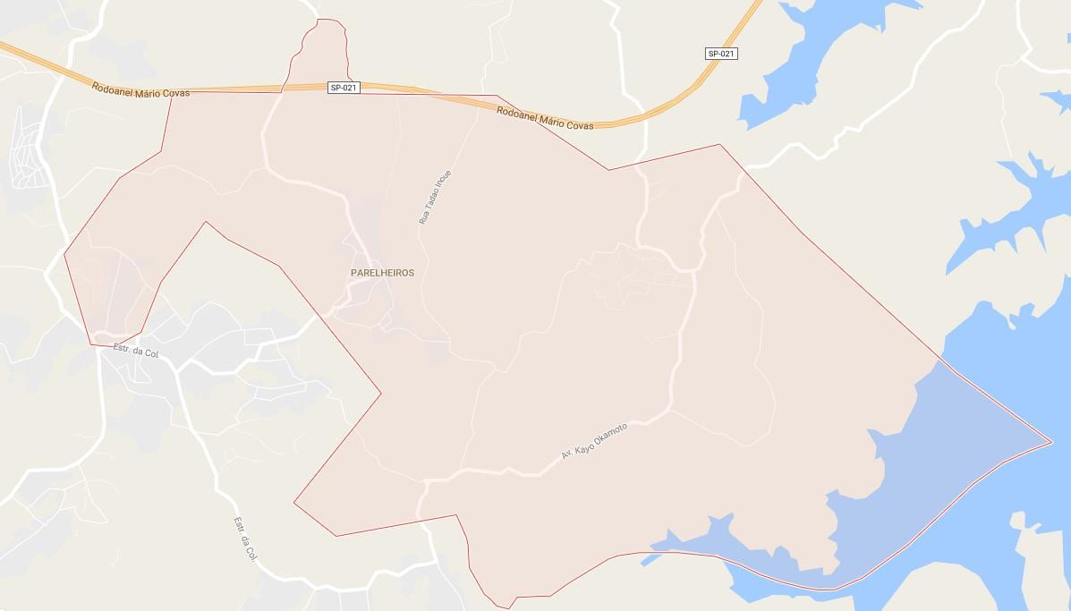 Mapa de Parelheiros São Paulo