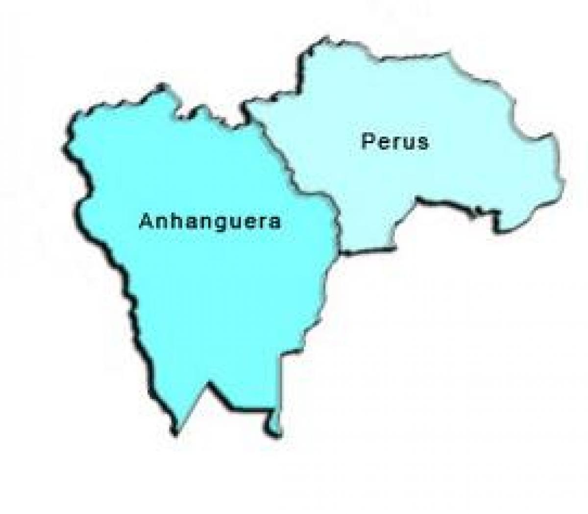 Mapa de Perus sots-prefectura