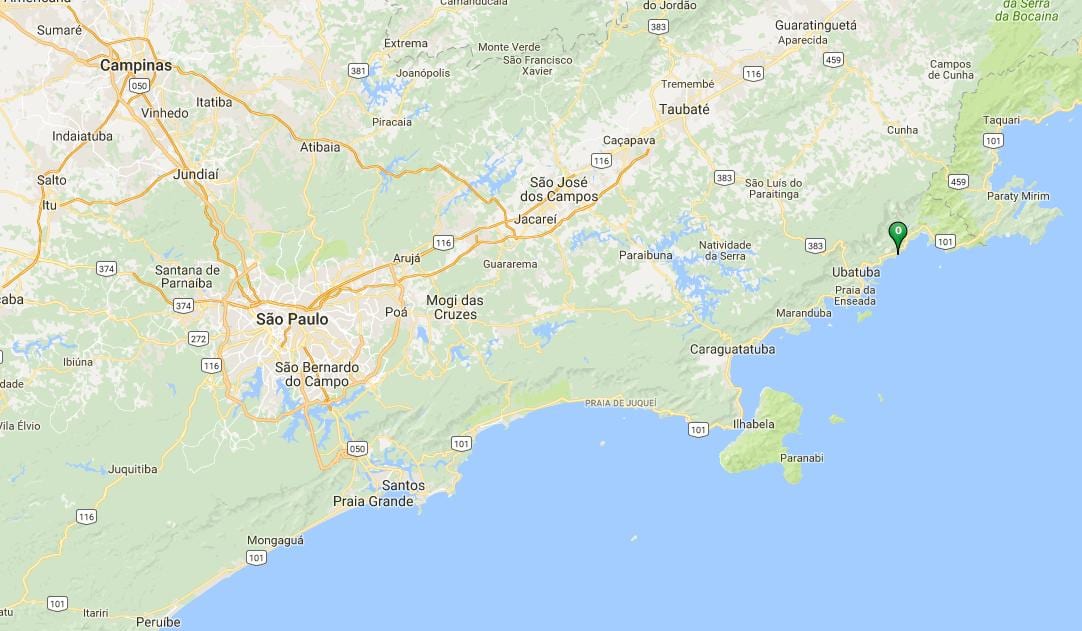 Mapa de la platja de Félix