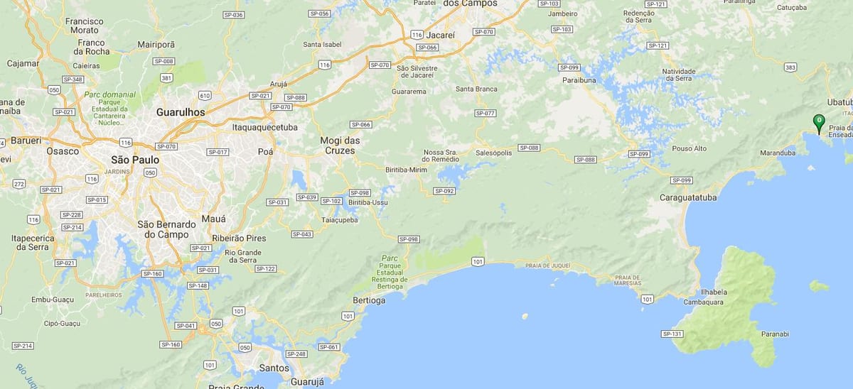 Mapa de la platja Lázaro