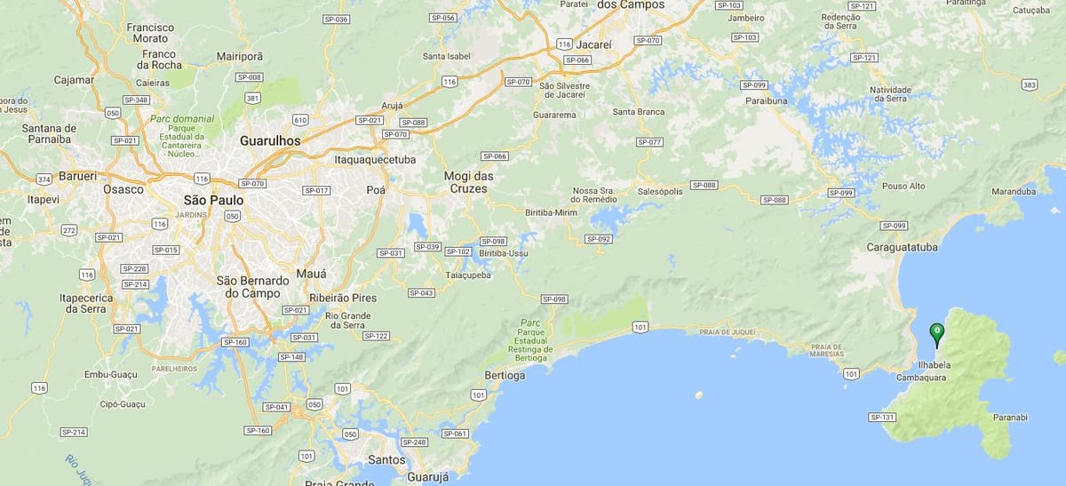 Mapa de la platja Pequeá