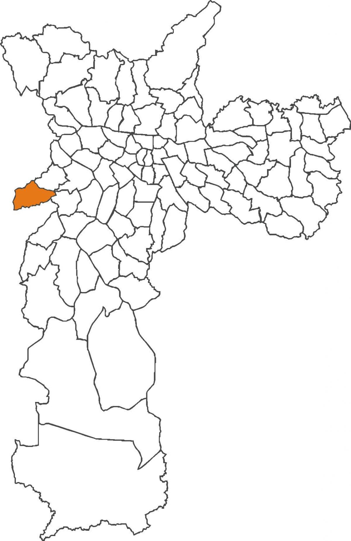 Mapa de Raposo Tavares districte