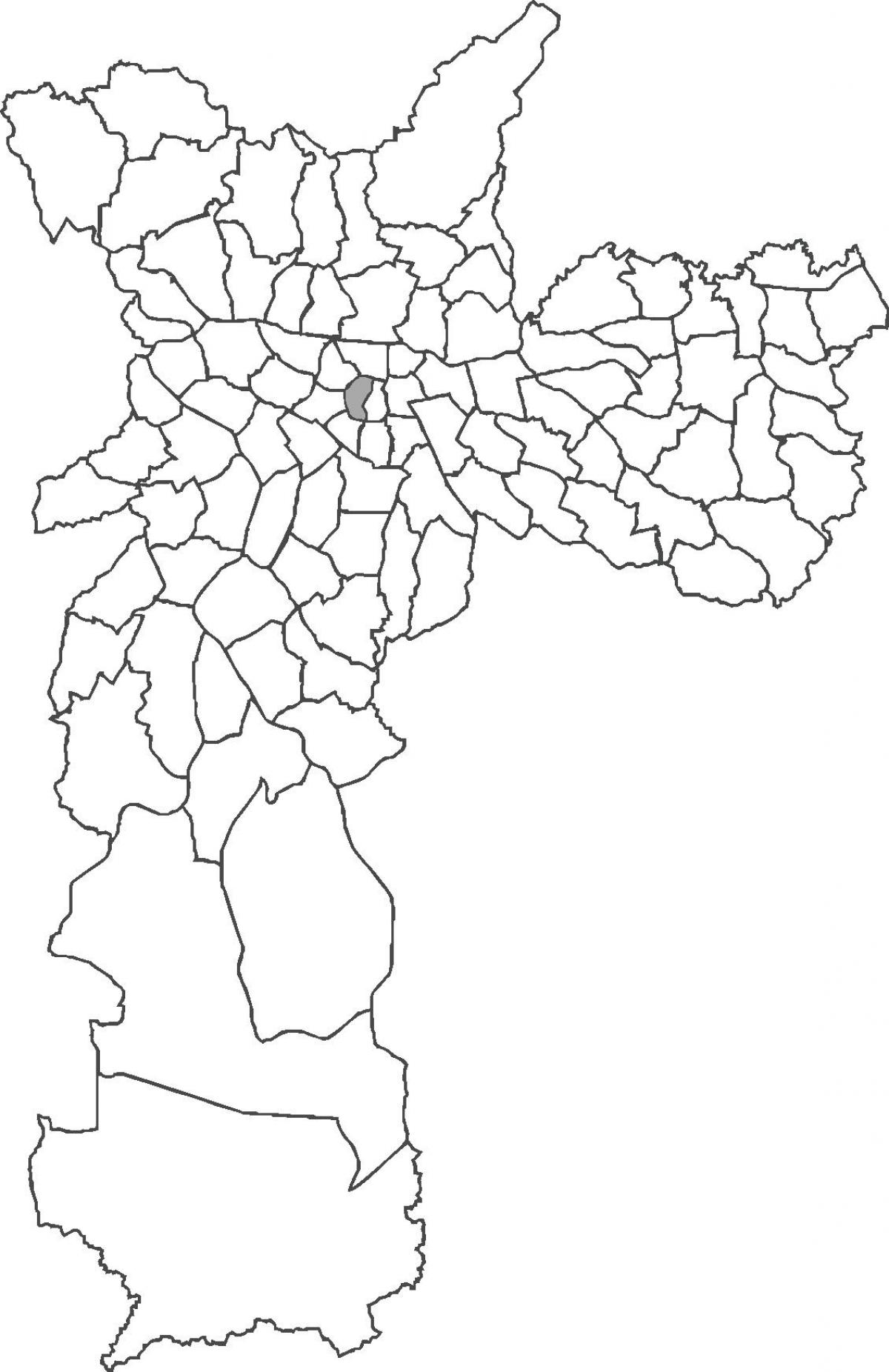 Mapa de la República de districte