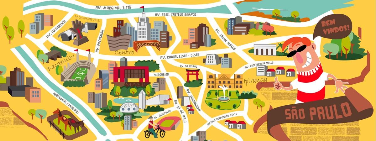Mapa de São Paulo disseny
