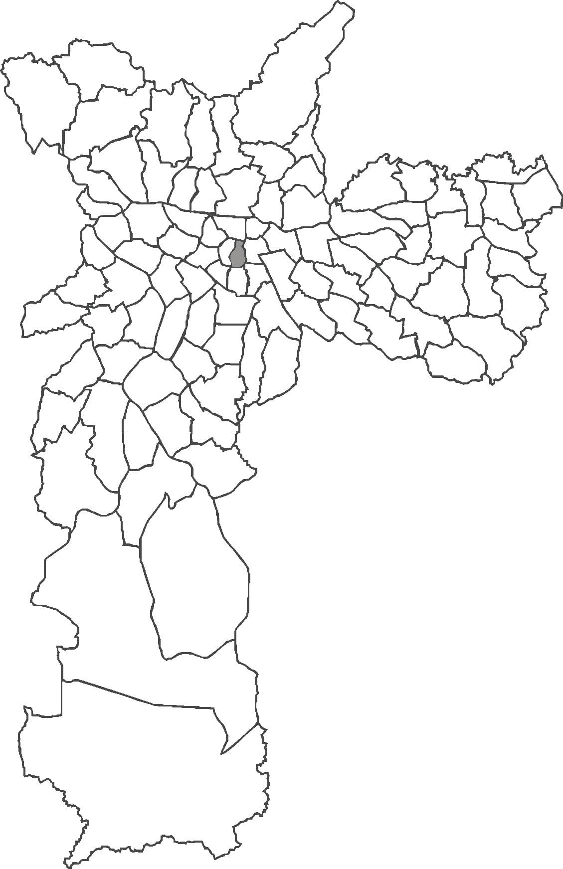 Mapa de Sé de districte