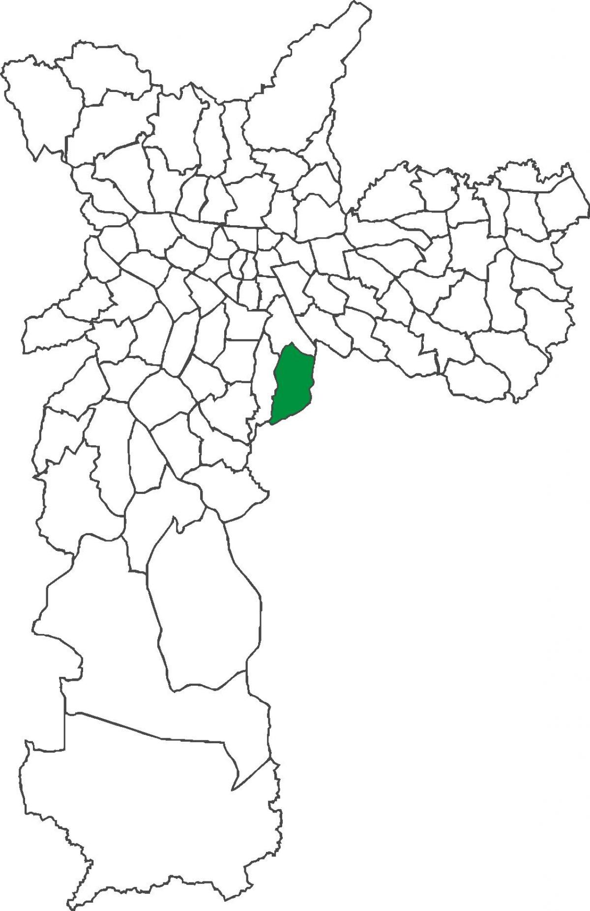 Mapa de Sacomã districte