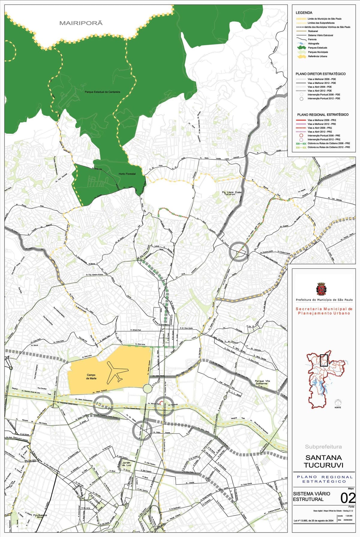 Mapa de Santana São Paulo - Carreteres