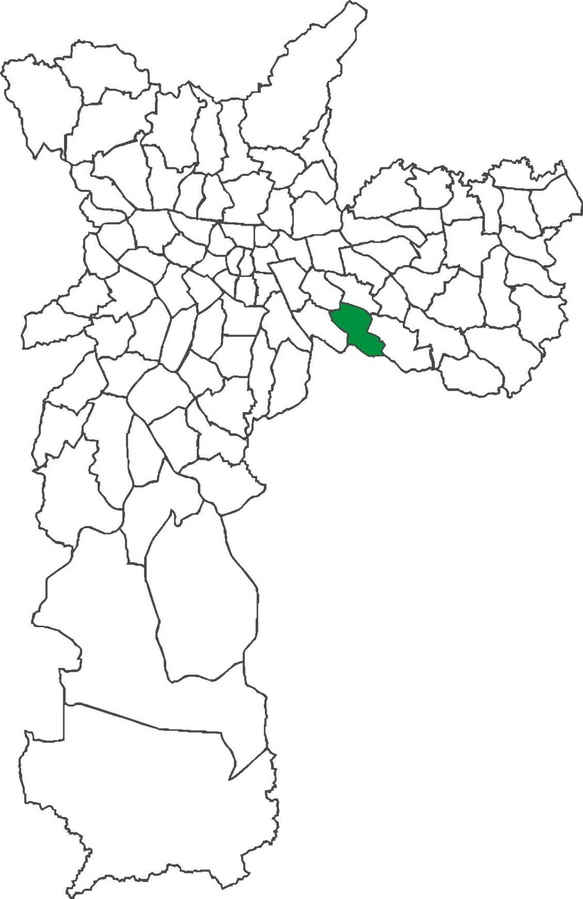 Mapa de São Lucas districte