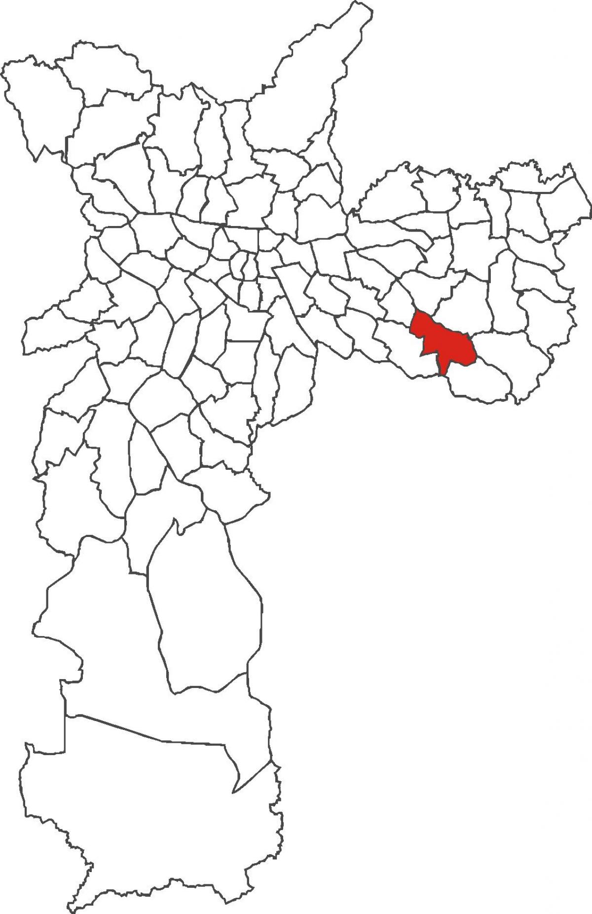 Mapa de São Mateus districte
