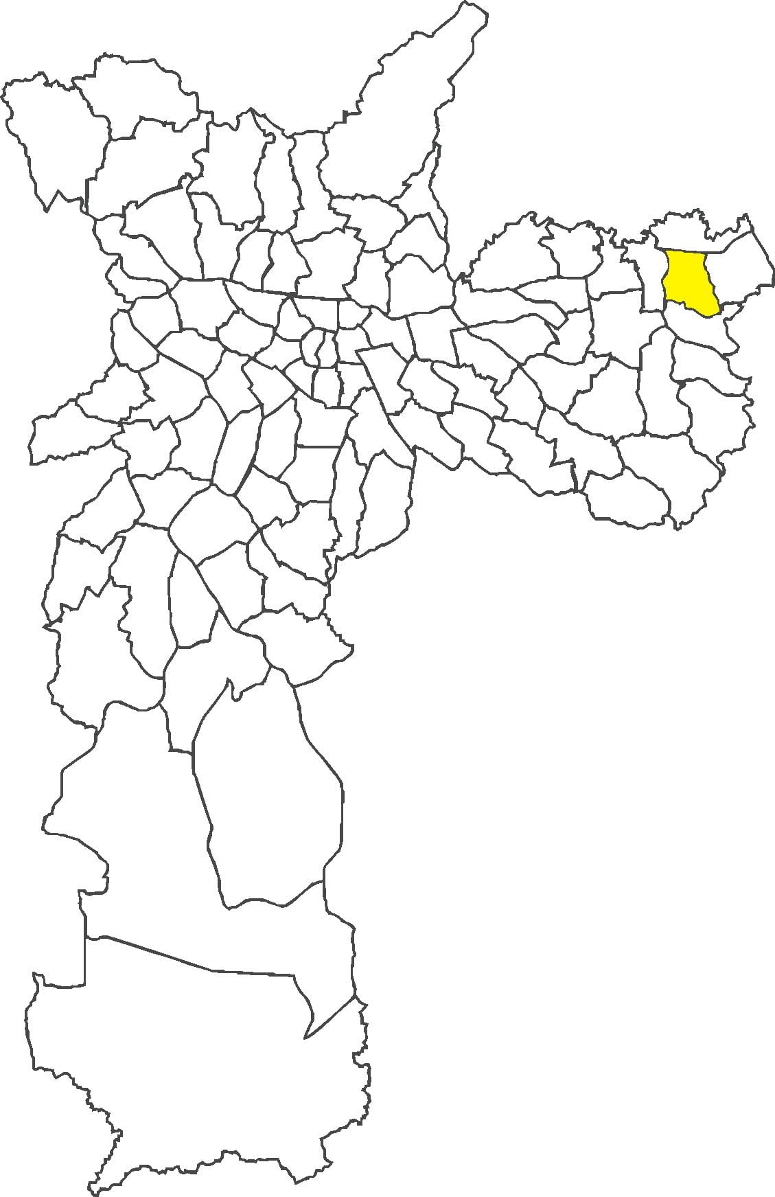 Mapa de Vila Curuçá districte