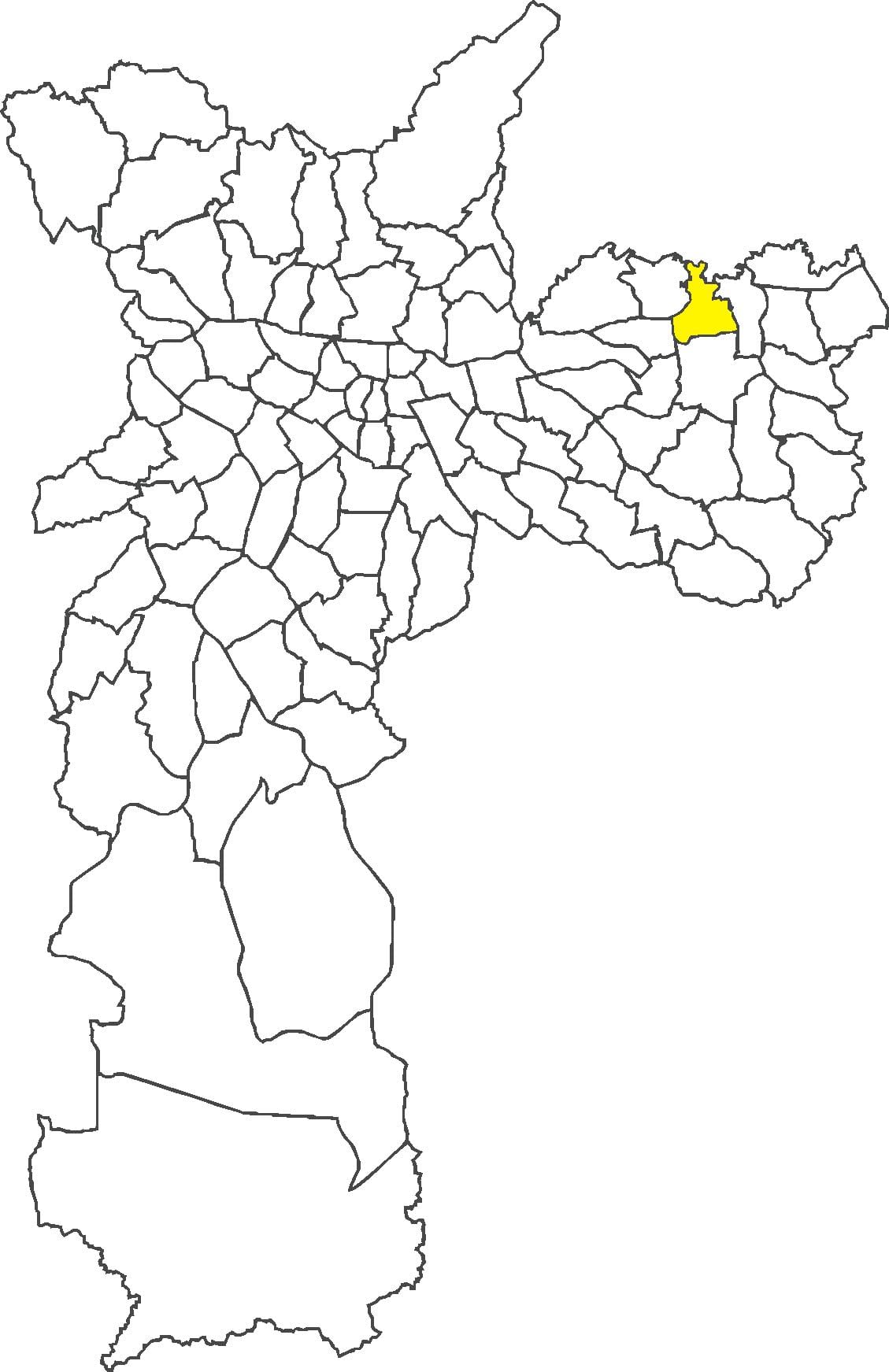 Mapa de Vila Jacuí districte
