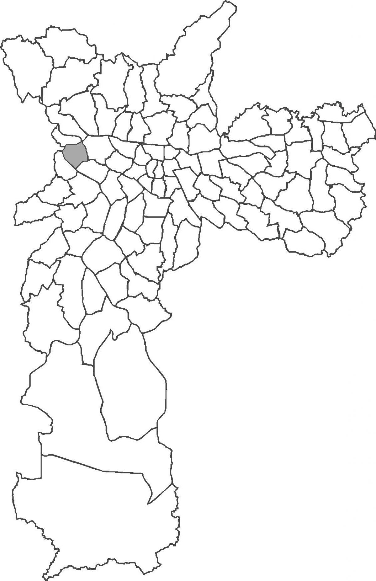 Mapa de Vila Leopoldina districte
