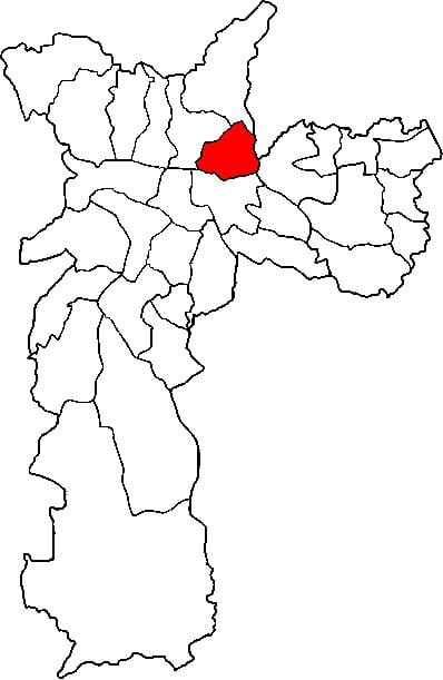 Mapa de Vila Maria sots-prefectura de São Paulo