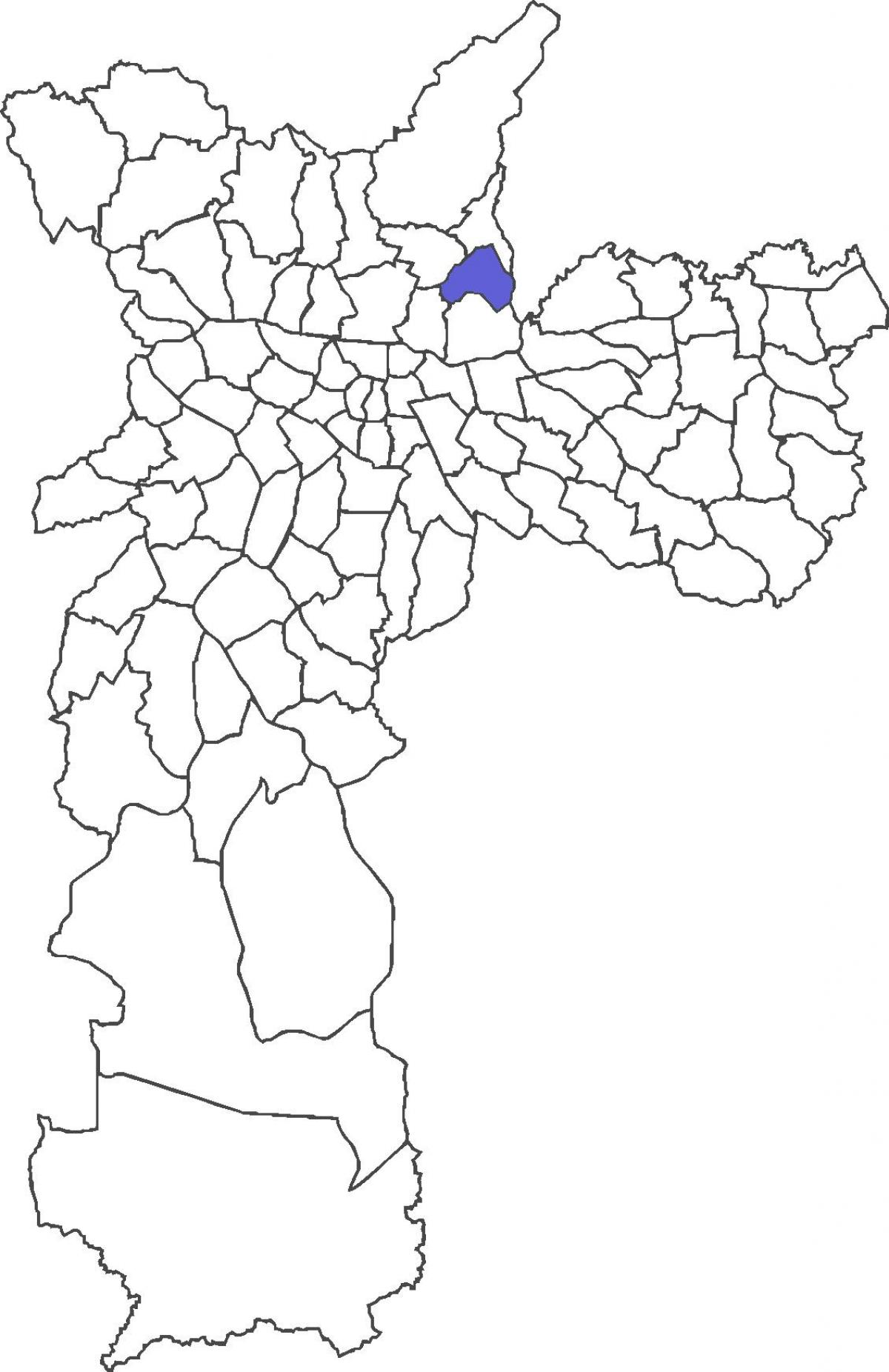 Mapa de Vila Medeiros districte