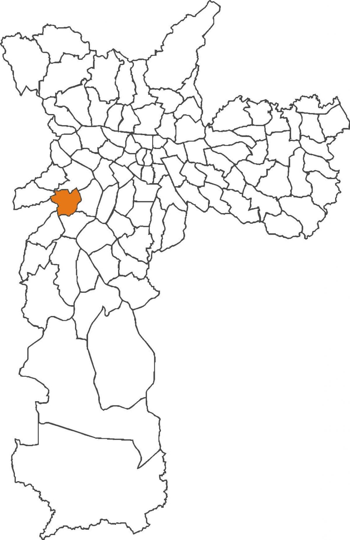 Mapa de Vila Sônia districte