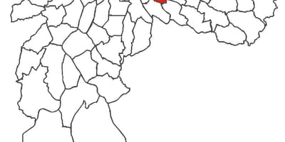 Mapa de Água Rasa districte