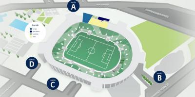 Mapa de Allianz Parque - Nivell 2