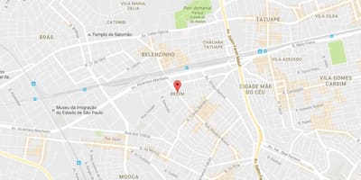 Mapa de Belém São Paulo