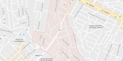 Mapa de Ciutat Ademar de São Paulo