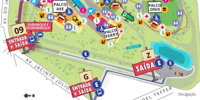 Mapa del Circuit d'Interlagos