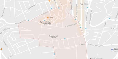 Mapa de Freguesia fer - São Paulo
