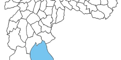 Mapa de Grajaú districte