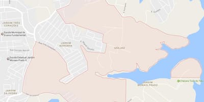 Mapa de Grajaú São Paulo