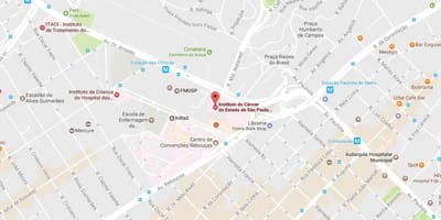 Mapa de l'Institut de Càncer de São Paulo