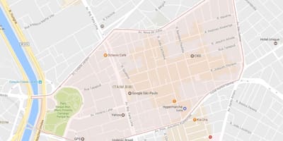 Mapa de Itaim Bibi São Paulo