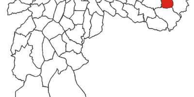Mapa de José Bonifácio de districte