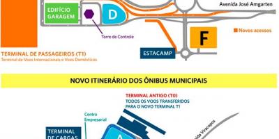 Mapa de l'aeroport internacional de Viracopos