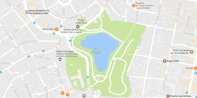Mapa del parc aclimatació São Paulo