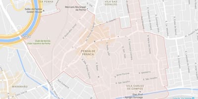 Mapa de Penha de São Paulo