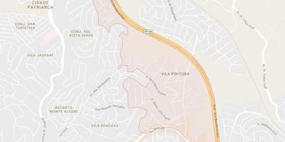 Mapa de Pirituba São Paulo