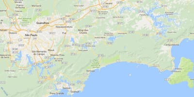Mapa de la platja Caçandoca