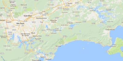 Mapa de la platja Caçandoquinha
