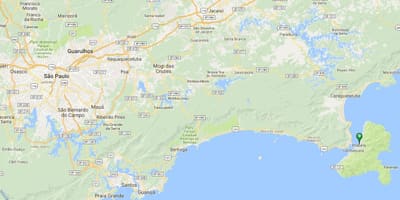 Mapa de la platja Perequê