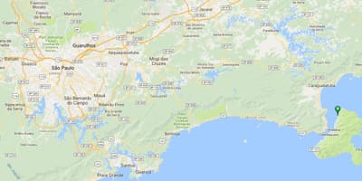 Mapa de la platja Siriúba