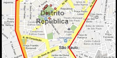 Mapa de la República de São Paulo
