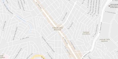 Mapa de São Mateus São Paulo