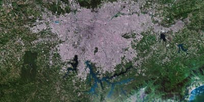 Mapa de São Paulo satèl·lit