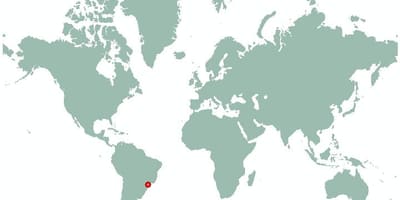 Mapa de São Paulo en el món