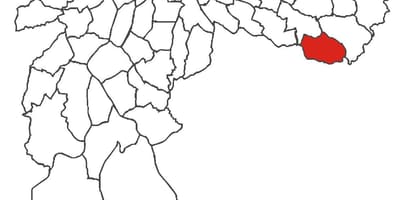 Mapa de São Rafael districte