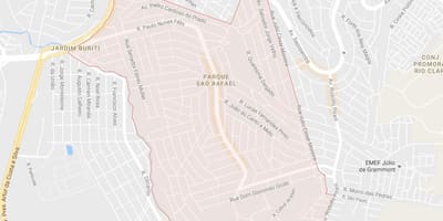 Mapa de São Rafael São Paulo