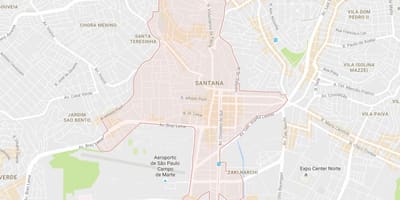 Mapa de Santana São Paulo