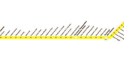 Mapa de la terminal Sacomã Espresso Tiradentes