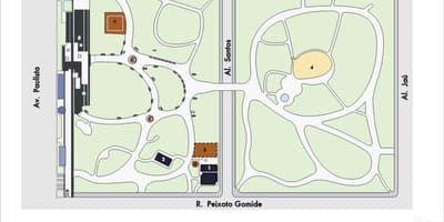 Mapa de Trianon São Paulo Parc